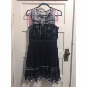 Betsey Johnson black and white polka dot dress